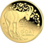 1 Unze Gold Lunar Serie RAM Ziege 2027 (Auflage: 750 | Gewölbt | Polierte Platte)
