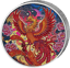 3 Unze Silber Imperial Vermilion Phoenix 2026 (Auflage: 500 | Polierte Platte)