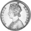 1 Rupie Silber Queen Victoria Kaiserin von Indien (1862-1876)