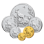 Jahr der Ziege 2027 Lunar 3 Serie (Perth Mint Gold und Silber Anlagestaffel)