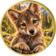 1 Unze Silber Deutsche Baby Waldtiere Wolf 2026 (Auflage: 100 | teilvergoldet)