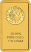 100g Perth Mint Goldbarren Känguru