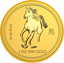 1 Unze Gold Lunar I Pferd 2002