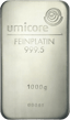 1kg Platinbarren Umicore, Heraeus, Degussa, PAMP, UBS