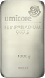 1kg Palladiumbarren Umicore, Heraeus, Degussa, PAMP, UBS
