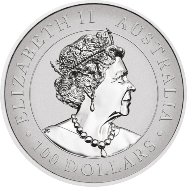 Wedge-Tailed Eagle 2021, 1 ounce of platinum, reverse