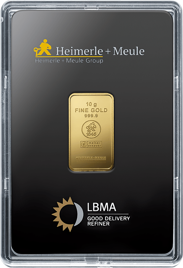 Schwarze Karte von Heimerle + Meule mit dem Barren