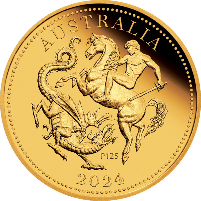 Australian Double Sovereign 2024, Bildseite