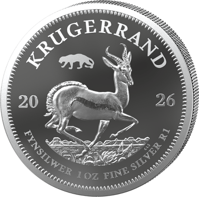 Big Five Leopard 2026 mit Krügerrand, Krügerrand mit Privy Mark
