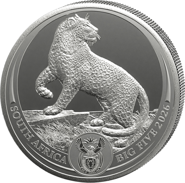 Big Five Leopard 2026 mit Krügerrand, Big Five Leopard