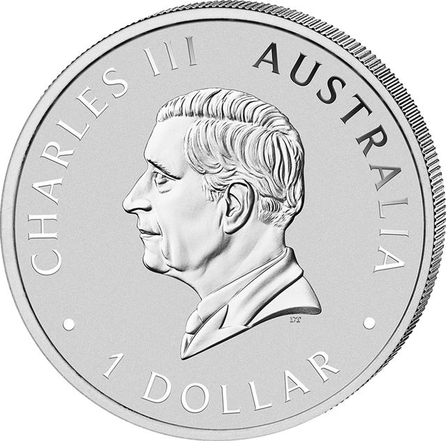 Wedge-Tailed Eagle 2026, 1 onza de plata, reverso