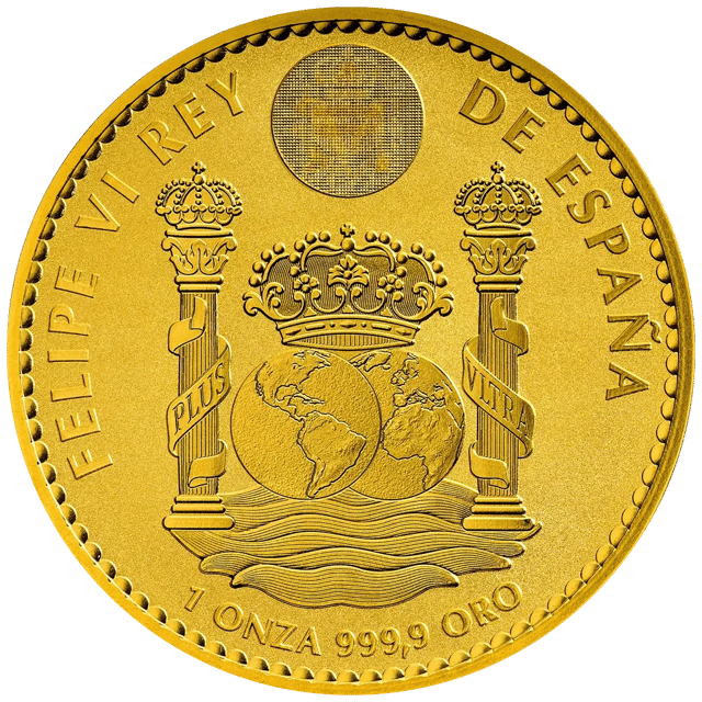 Águila Imperial 2024, 1 onza de oro, reverso