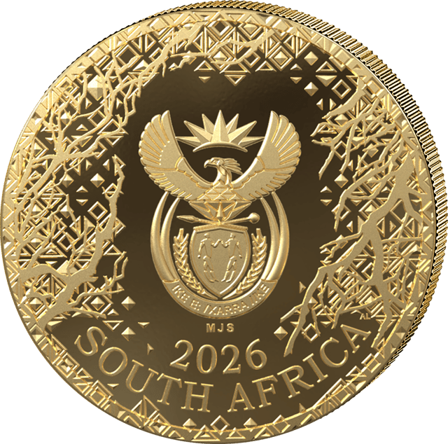 Odyssey of the Sky 2026, 1/4 onza de oro, reverso