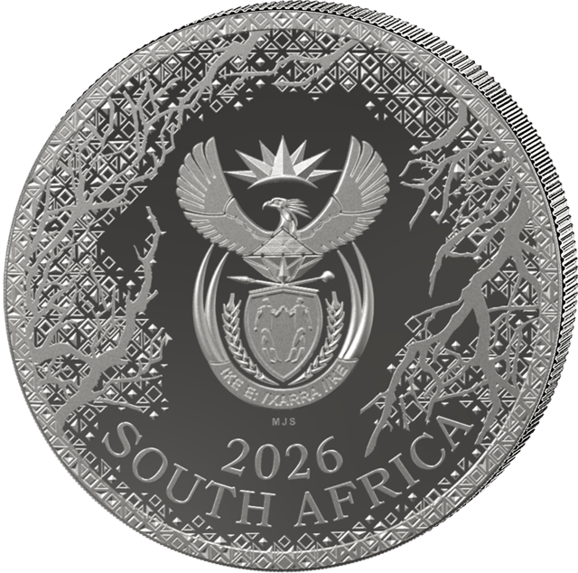 Odyssey of the Sky 2026, 1 onza de plata, reverso