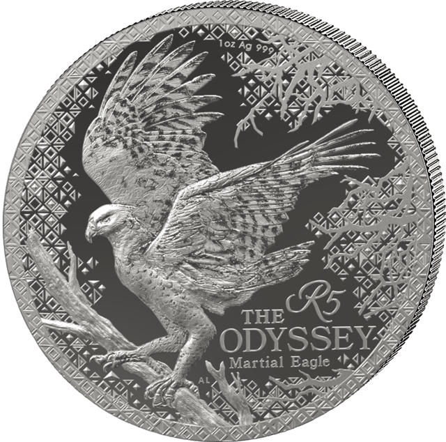 Odyssey of the Sky 2026, 1 onza de plata, lado del motivo