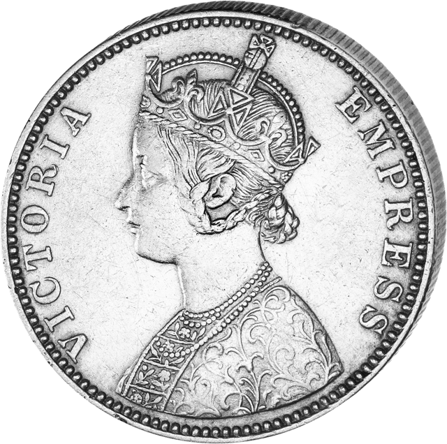 Rupie mit Victoria, Bildseite