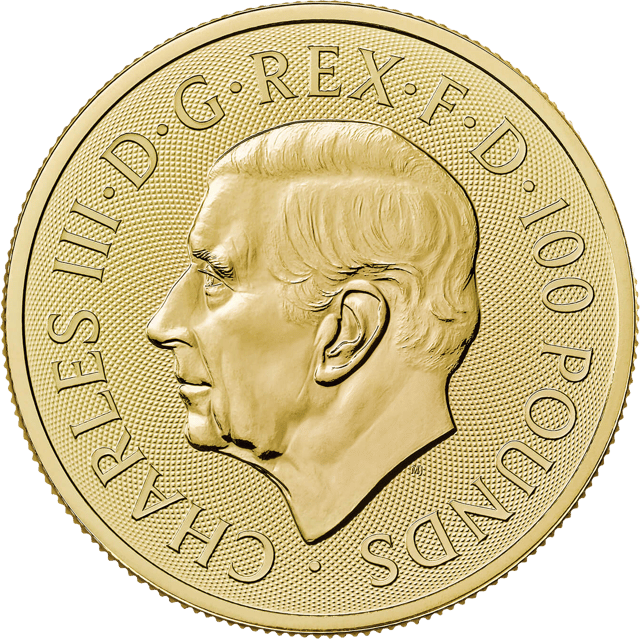 Royal Tudor Beasts 2026, 1 ounce gold, value side