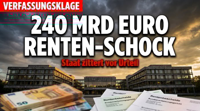 240 Milliarden Euro: Deutsche Rentner ziehen vor das Bundesverfassungsgericht – und der Staat zittert