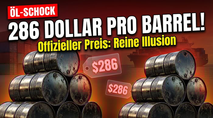 286 Dollar pro Barrel: Wenn der wahre Ölpreis die offiziellen Notierungen zur Farce macht