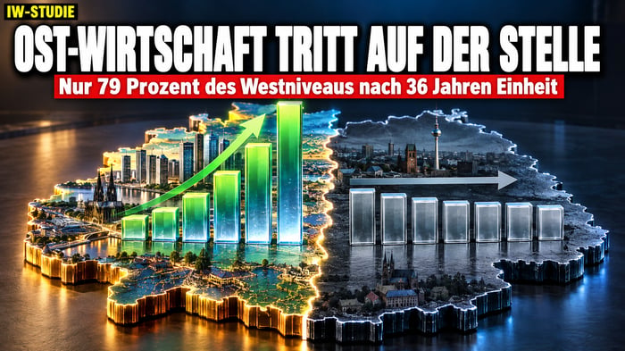 36 Jahre Einheit: Der Osten tritt wirtschaftlich auf der Stelle!
