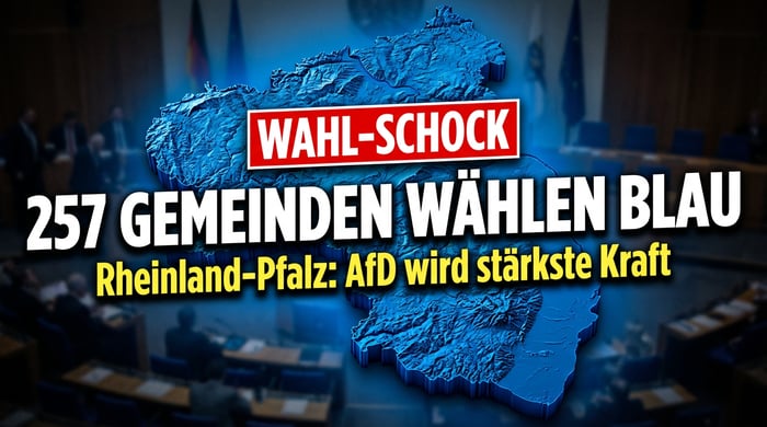 AfD triumphiert in 257 Gemeinden: Rheinland-Pfalz wird blauer als gedacht