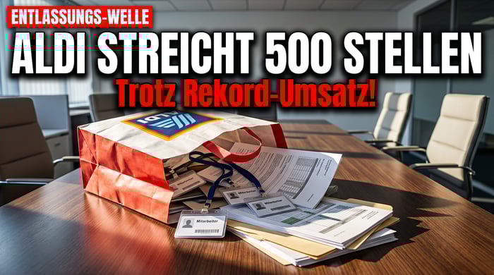 Aldi Süd streicht hunderte Stellen – Mitarbeiter sprechen von „unsozialen Zügen"