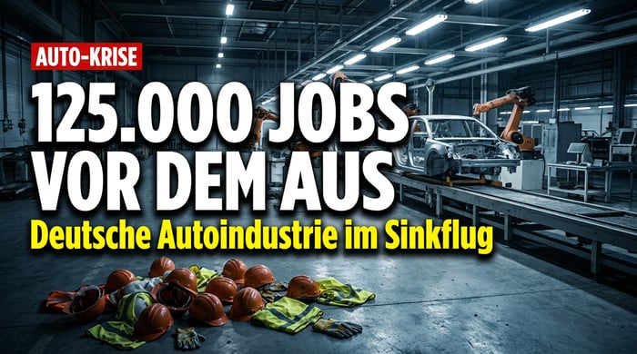 Autoindustrie im Sinkflug: 125.000 Jobs vor dem Abgrund – das bittere Erbe einer verfehlten Klimapolitik
