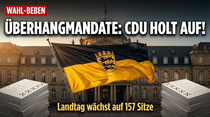 Baden-Württemberg: Überhangmandate bescheren CDU Gleichstand mit den Grünen – doch der Wähler bleibt der Verlierer