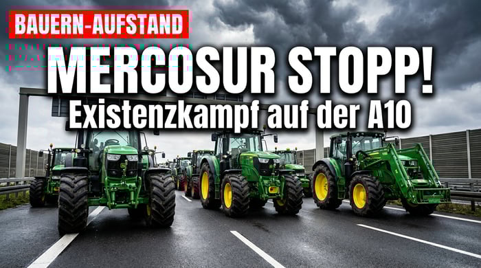 Bauernaufstand gegen Mercosur: Landwirte blockieren Berliner Ring und kämpfen um ihre Existenz