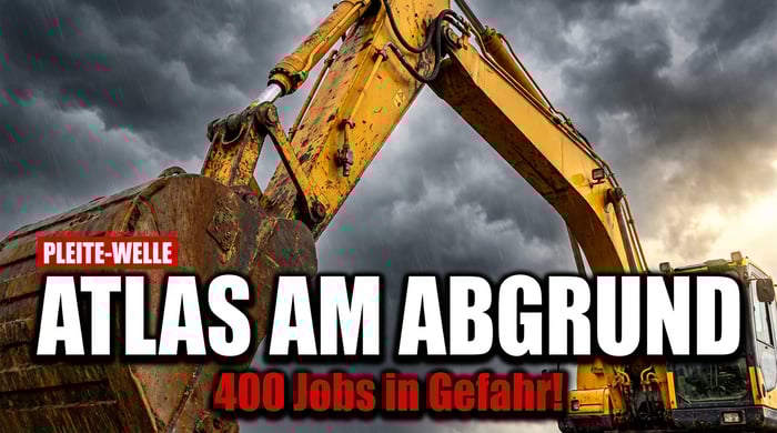 Baumaschinenhersteller Atlas am Abgrund: Traditionsunternehmen seit 1919 kämpft ums Überleben