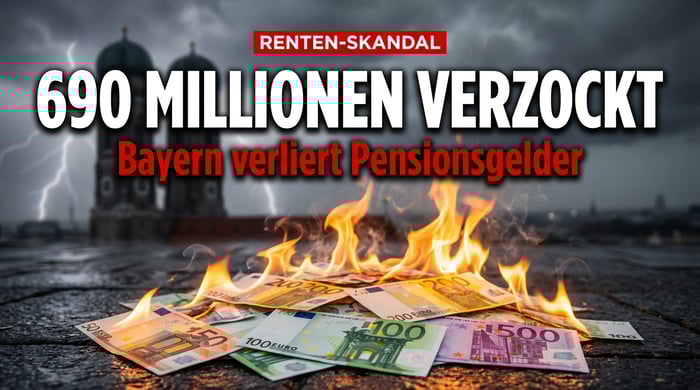 Bayerische Versorgungskammer verzockt Pensionsgelder: Bis zu 690 Millionen Euro in den Sand gesetzt