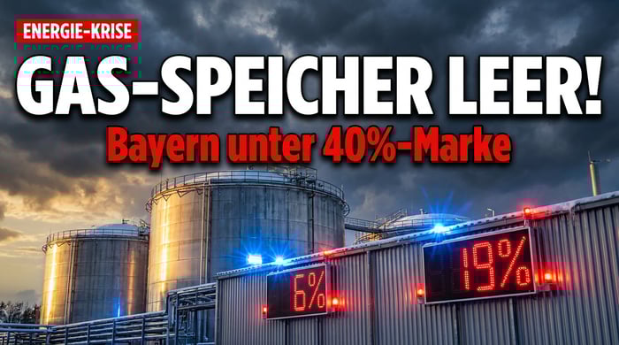Bayerns Gasspeicher am Limit: Dramatische Unterversorgung trotz gesetzlicher Vorgaben