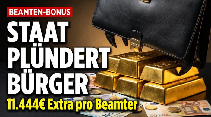 Beamtenbonus auf Kosten der Bürger: Wie der Staat sich selbst die Taschen füllt