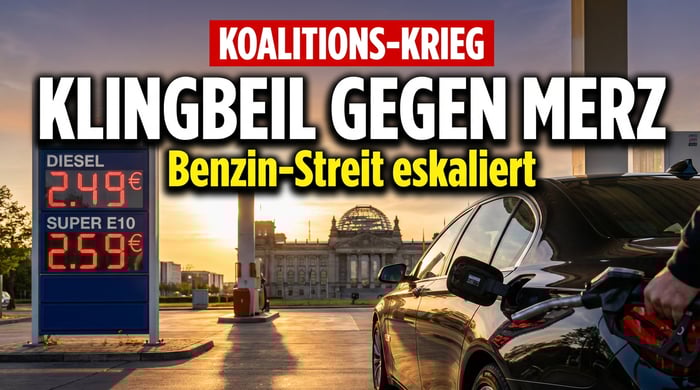 Benzin-Krieg in der Großen Koalition: Klingbeil demontiert Merz auf offener Bühne