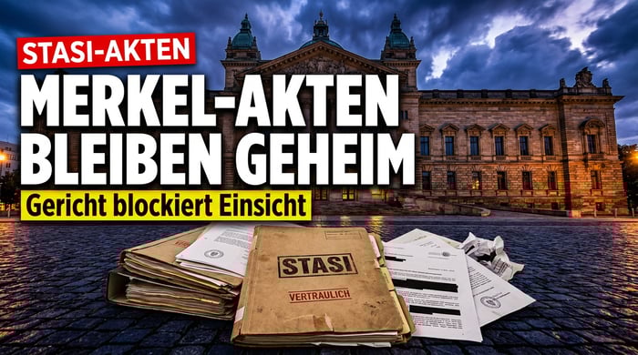 Berliner Verwaltungsgericht mauert: Merkels Stasi-Vergangenheit bleibt im Dunkeln