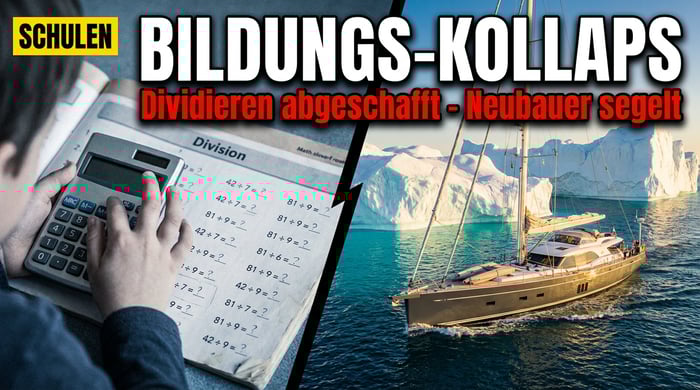 Bildungsverfall trifft Klimapropaganda: Neubauer segelt zur Antarktis, während Deutschland das Dividieren abschafft