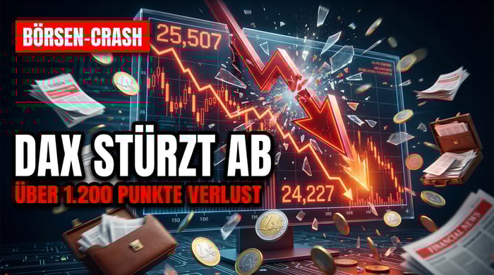 Börsenbeben zum Wochenstart: DAX stürzt ab und reißt Anleger in die Tiefe