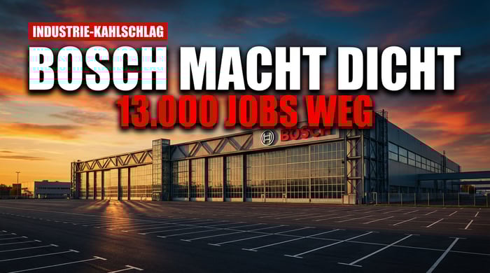 Bosch schließt Werk in Waiblingen: 13.000 Stellen fallen dem EU-Regulierungswahn zum Opfer