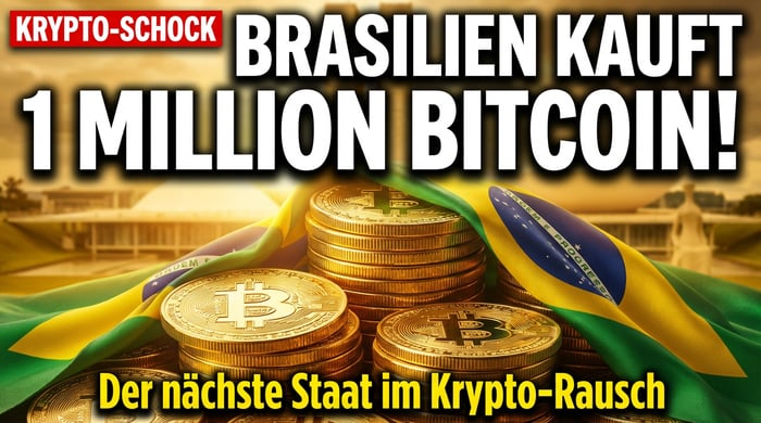 Brasilien will eine Million Bitcoin horten – der nächste Staat im Krypto-Rausch