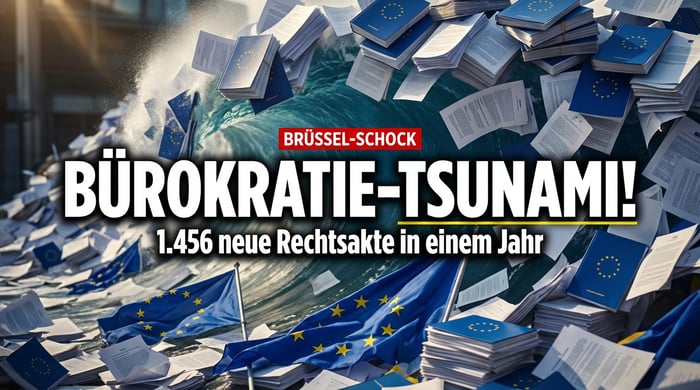 Brüsseler Bürokratie-Tsunami: Von der Leyens Entlastungsversprechen entpuppt sich als dreiste Mogelpackung