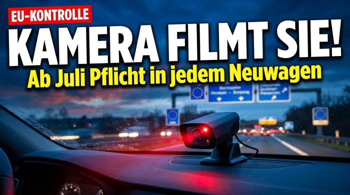 Brüsseler Kontrollwahn: Ab Juli filmt Sie die EU am Steuer