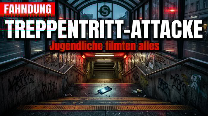 Brutaler Treppenangriff in Berlin-Neukölln: Jugendliche filmen ihre eigene Gewalttat