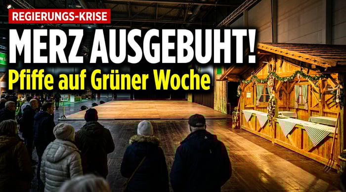 Buhrufe und Pfiffe: Kanzler Merz erlebt auf der Grünen Woche sein blaues Wunder