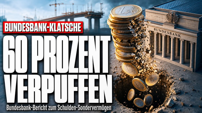Bundesbank-Klatsche: 60 Prozent der Schulden verpuffen wirkungslos
