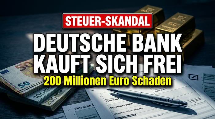 Cum-Ex-Skandal: Deutsche Bank kauft sich mit Millionen frei – und der Steuerzahler schaut in die Röhre