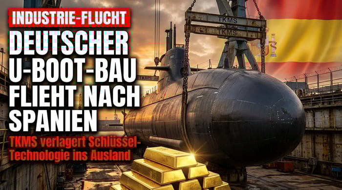 Deutscher U-Boot-Bau auf der Flucht: TKMS verlagert Schlüsselindustrie nach Spanien