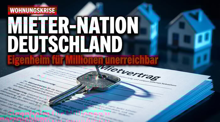 Deutschland als Mieter-Nation: Warum der Traum vom Eigenheim für Millionen unerreichbar bleibt
