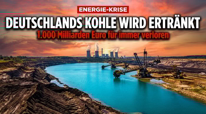 Deutschlands Energiereserven werden ertränkt: RWE flutet Braunkohle-Tagebaue und vernichtet Jahrhunderte der Versorgungssicherheit