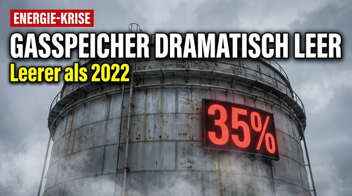 Deutschlands Gasspeicher auf dramatischem Tiefstand: Die bittere Quittung für eine verfehlte Energiepolitik