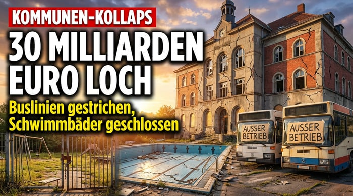 Deutschlands Kommunen am Abgrund: 30 Milliarden Euro Defizit und kein Rettungsring in Sicht